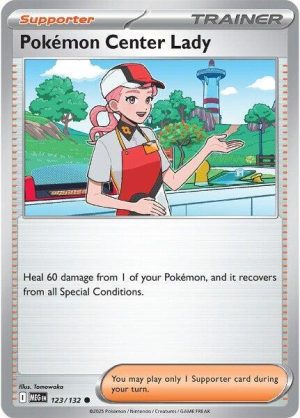 Pokemon Center Lady - 123/132: ME01: Mega Evolution