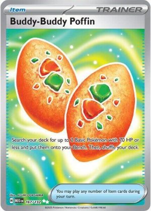 Buddy-Buddy Poffin - 167/132: ME01: Mega Evolution