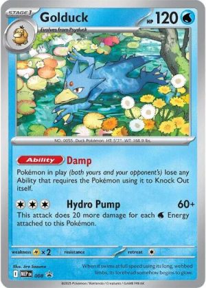 Golduck - 008: Mega Evolution