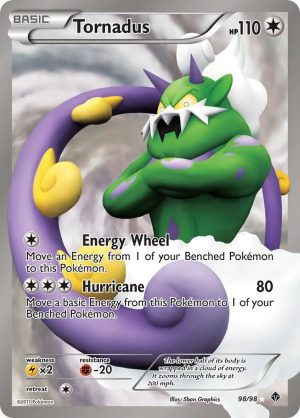 Tornadus (98 Full Art) - 98/98: Emerging Powers