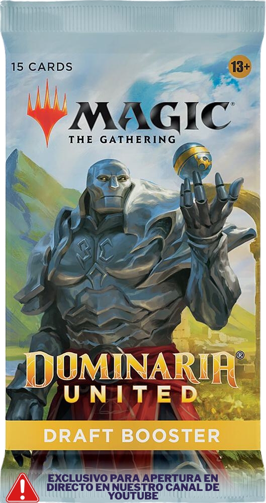 Draft Booster Pack: Dominaria United - (Exclusivo para apertura en directos de Boosterlandia)