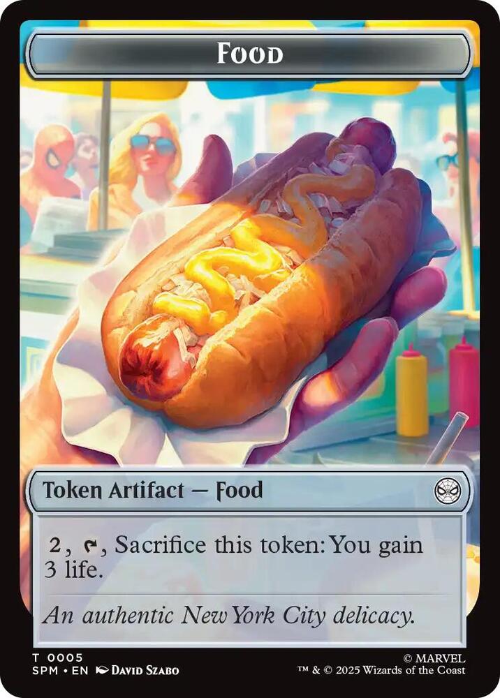 Food // Robot Double-Sided Token - Marvel's Spider-Man (SPM) - 5 // 6
