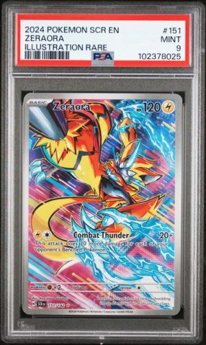 Zeraora - 151/142: Stellar Crown PSA 9