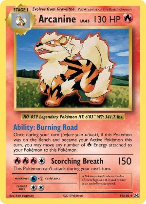 Arcanine - 18/108: XY - Evolutions