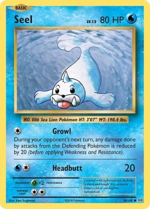 Seel - 28/108: XY - Evolutions