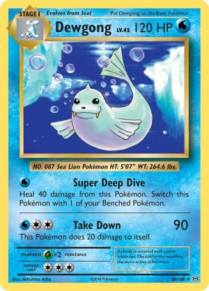Dewgong - 29/108: XY - Evolutions