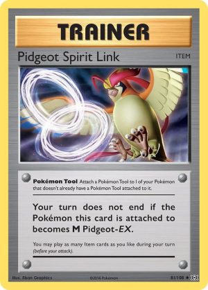 Pidgeot Spirit Link - 81/108: XY - Evolutions