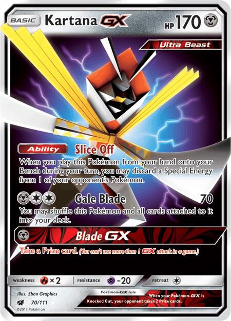 Kartana GX - 70/111: SM - Crimson Invasion