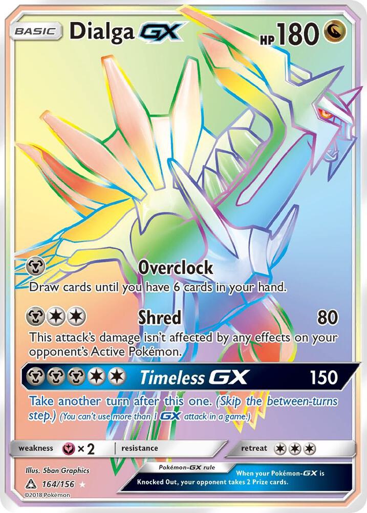 Dialga GX - 164/156: SM - Ultra Prism