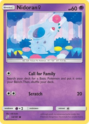 Nidoran F - 54/181: SM - Team Up