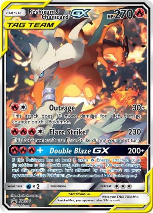 Reshiram & Charizard GX - SM201: SM Promos