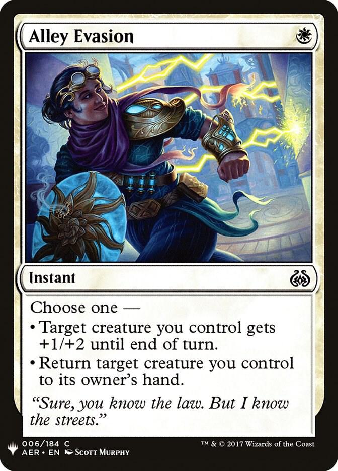 Alley Evasion - 6: The List Reprints
