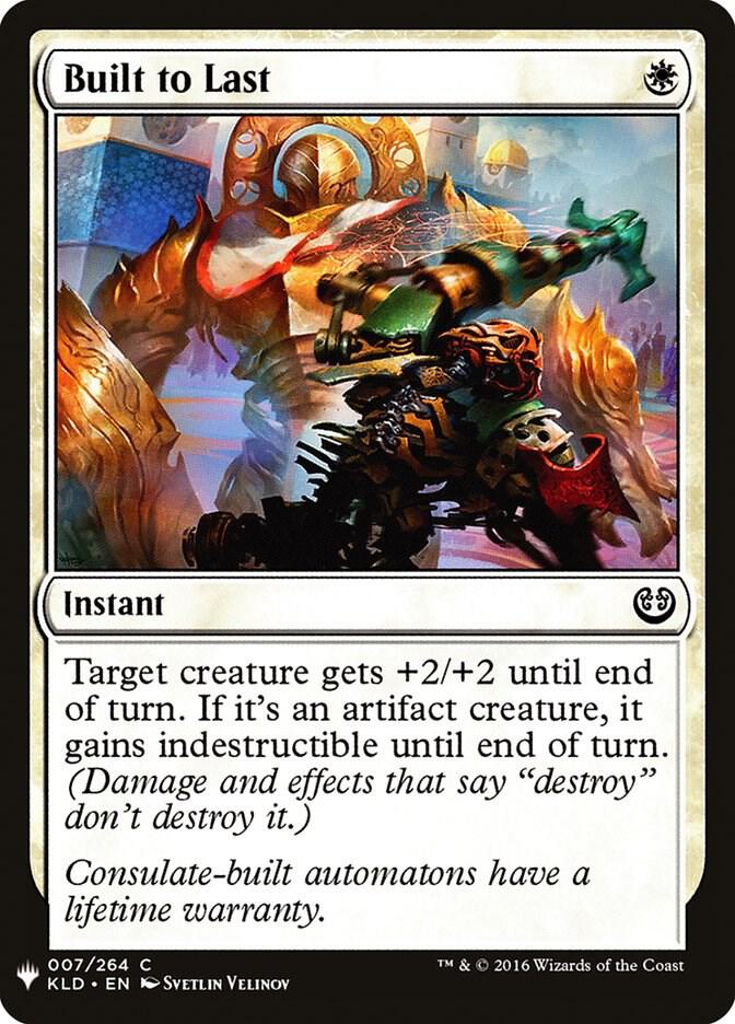 Built to Last - 7: The List Reprints