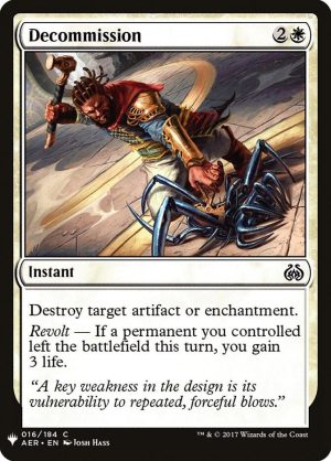 Decommission - 16: The List Reprints