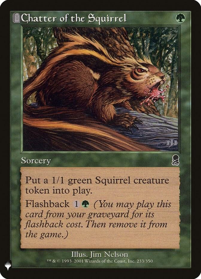 Chatter of the Squirrel - 233: The List Reprints