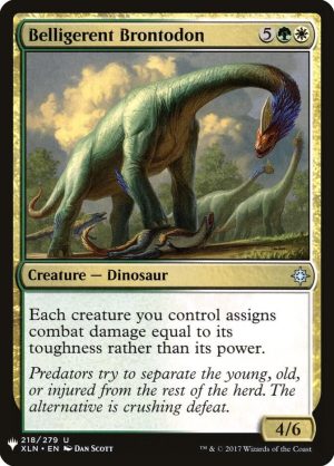 Belligerent Brontodon - 218: The List Reprints