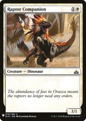 Raptor Companion - 19: The List Reprints