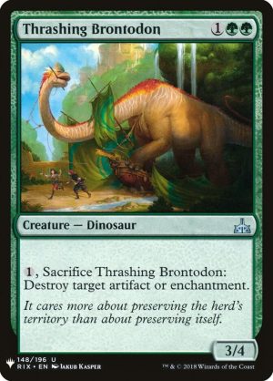 Thrashing Brontodon - 148: The List Reprints