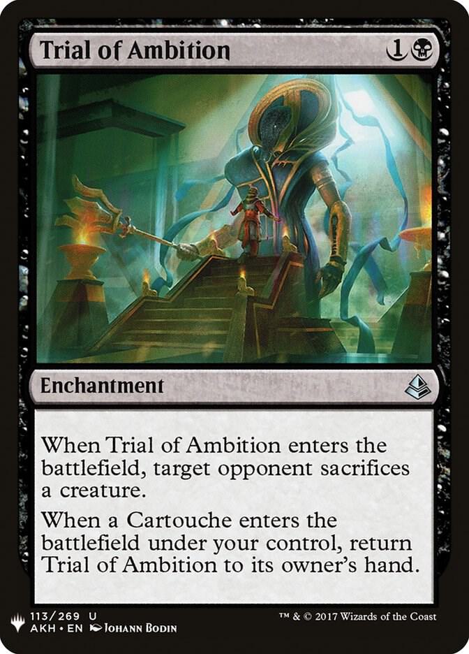 Trial of Ambition - 113: The List Reprints