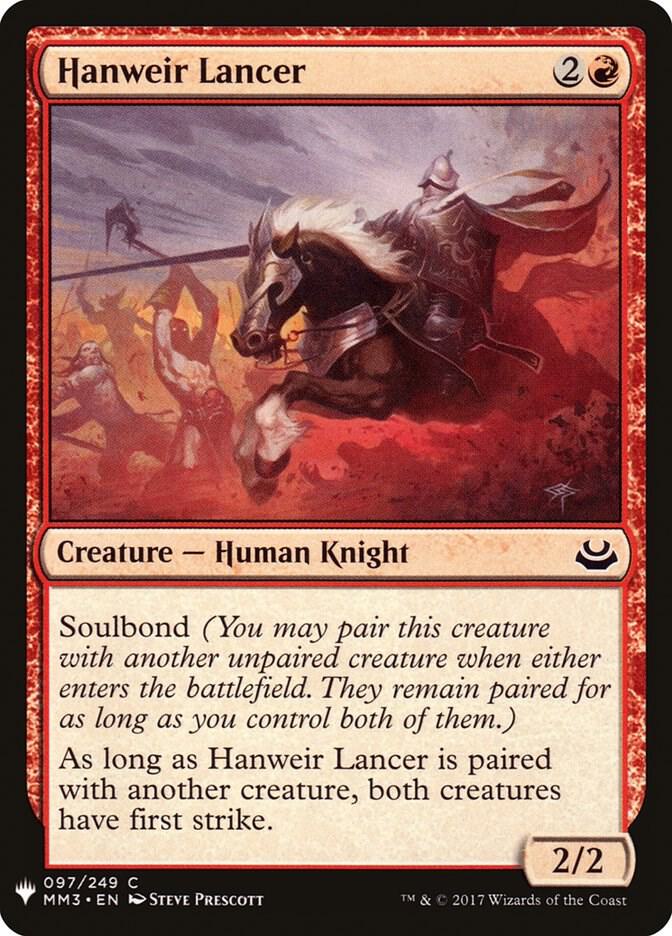 Hanweir Lancer - 97: The List Reprints
