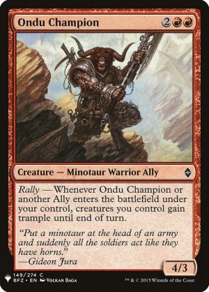 Ondu Champion - 149: The List Reprints