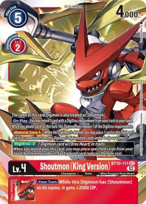 Shoutmon - BT10-111 SEC: Xros Encounter