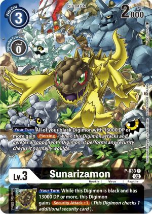 Sunarizamon - P-033 P: Starter Deck 14: Beelzemon Advanced Deck Set