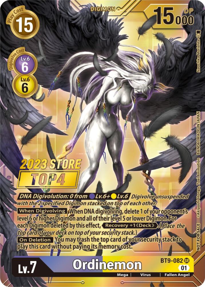 Ordinemon (2023 Store Top 4) - BT9-082 SR: X Record
