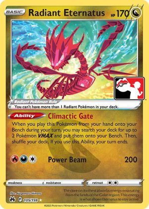 Radiant Eternatus - 105/159: Prize Pack Series Cards