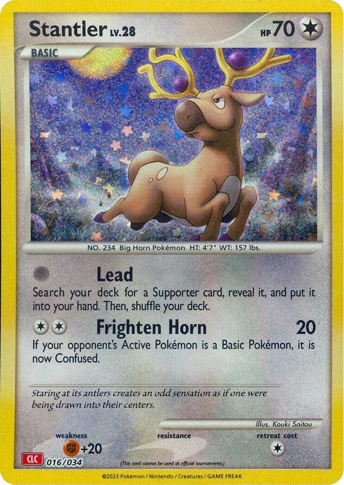 Stantler - 016/034: Trading Card Game Classic