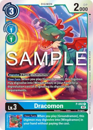 Dracomon - P-092 P: Digimon Promotion Cards