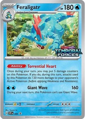 Feraligatr - 089: SV: Scarlet & Violet Promo Cards