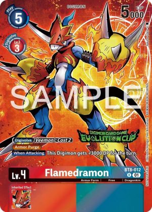 Flamedramon (2024 Evolution Cup) - BT8-012 R: New Awakening