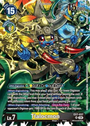 Tlalocmon - EX7-037 SR: Digimon LIBERATOR