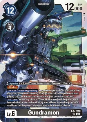 Gundramon - EX7-048 SR: Digimon LIBERATOR