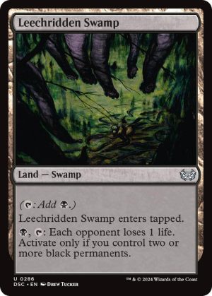Leechridden Swamp - 286: Commander: Duskmourn: House of Horror