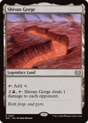 Shivan Gorge - 297: Commander: Duskmourn: House of Horror