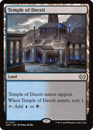 Temple of Deceit - 307: Commander: Duskmourn: House of Horror