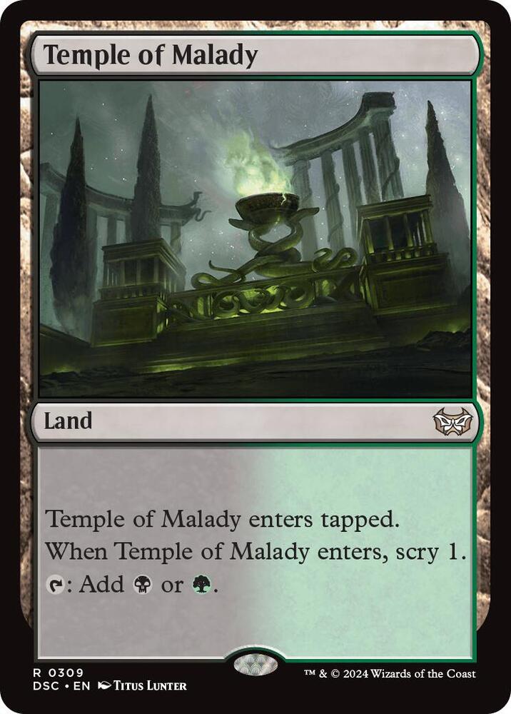 Temple of Malady - 309: Commander: Duskmourn: House of Horror