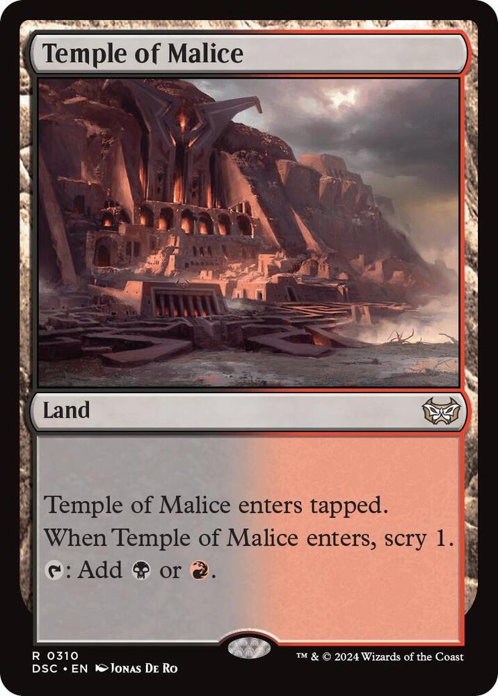 Temple of Malice - 310: Commander: Duskmourn: House of Horror