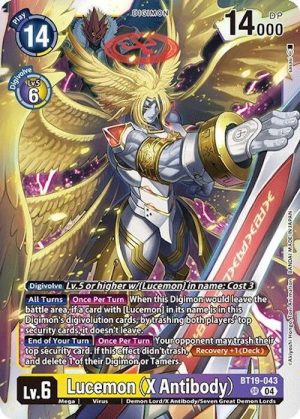 Lucemon - BT19-043 SR: Release Special Booster 2.0