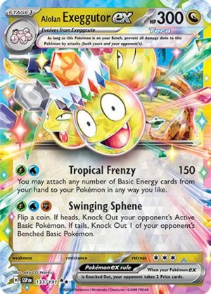 Alolan Exeggutor ex - 133/191: SV08: Surging Sparks (ES)