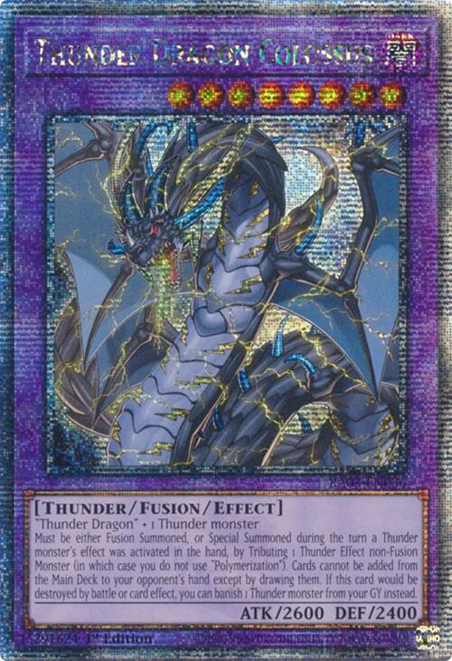 Thunder Dragon Colossus - RA03-EN036: Quarter Century Bonanza