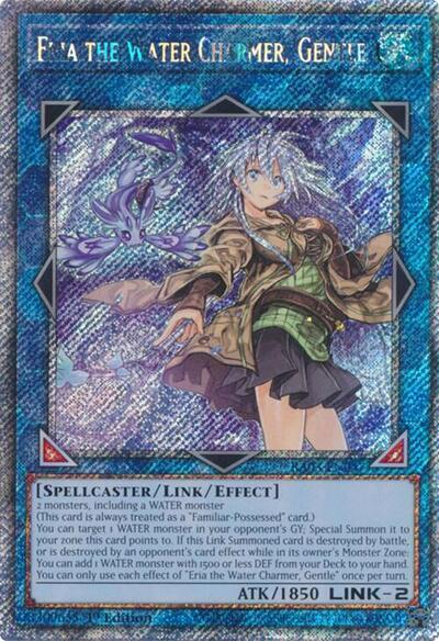Eria the Water Charmer, Gentle (Platinum Secret Rare) - RA03-EN047: Quarter Century Bonanza