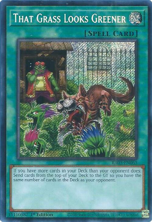 That Grass Looks Greener - RA03-EN063: Quarter Century Bonanza