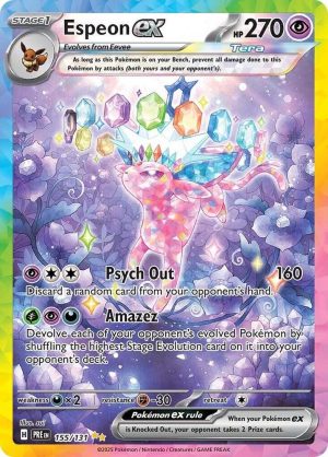 Espeon ex - 155/131: SV: Prismatic Evolutions
