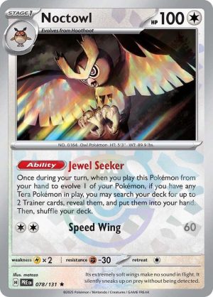 Noctowl - 078/131: SV: Prismatic Evolutions