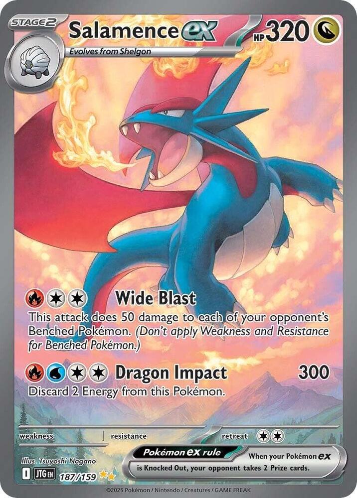 Salamence ex - 187/159: SV09: Journey Together - TCGWorld