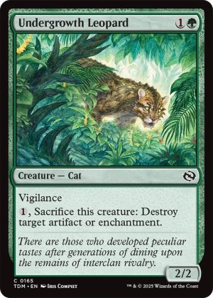 Undergrowth Leopard - 165: Tarkir: Dragonstorm