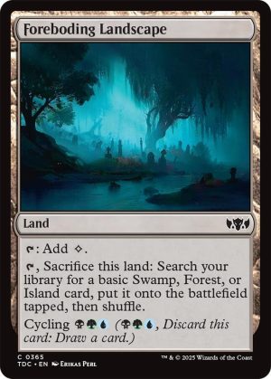 Foreboding Landscape - 365: Commander: Tarkir: Dragonstorm